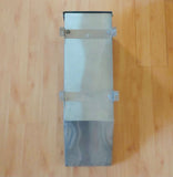 Stainless steel paper straw dispenser for industrial dispensing of paper straws at industrial sites and mines.  Suitable for straws with lengths 200mm to 230mm when wrapped.  Holds the following quantities of wrapped paper straws:  2000 X 6mm by 210mm wrapped paper straws  1750 X 8mm by 210mm wrapped paper straws  1500 X 10mm by 210mm wrapped paper straws  Dimensions: 805mm (Height) by 225mm (Width) by 260mm (Breadth) Weight 4.5kgs