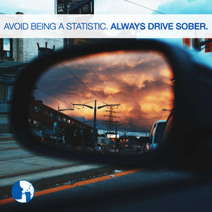 Avoid being a statistic. Always drive sober.