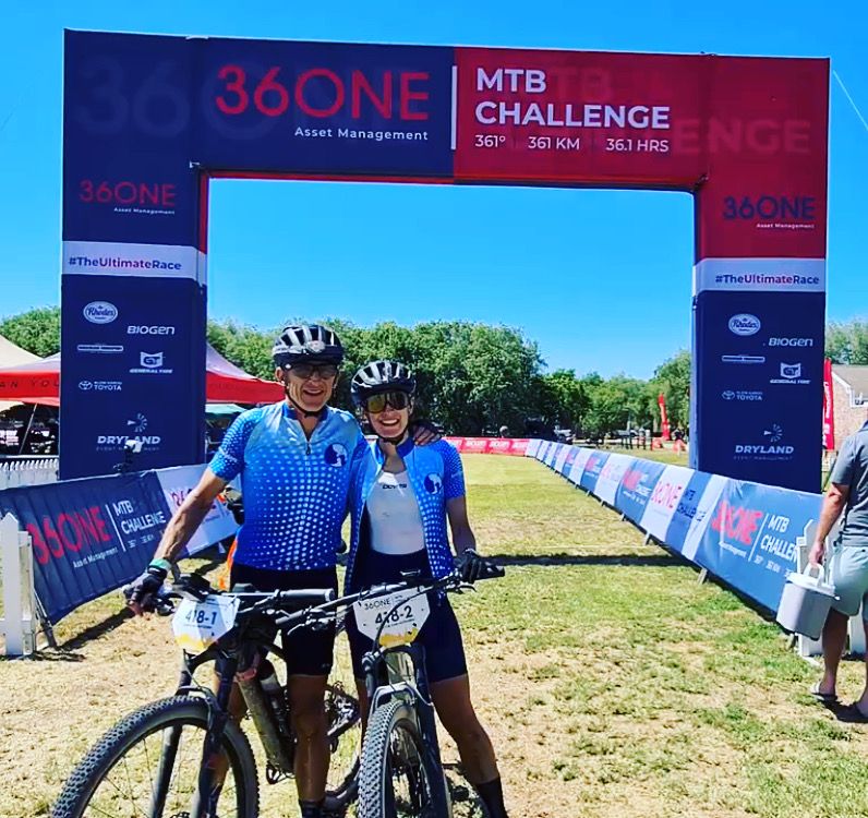 #the36one MTB Challenge - #Breathalyser riders Kevin and Becky